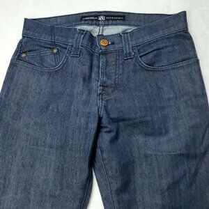 Rock & Republic Jeans  Womens 31 Limited Edition Button Fly Dark Blue y2k Casual